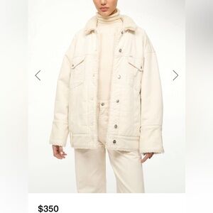 Wrangler x Staud + Reversible Biggest Jean Jacket NWT